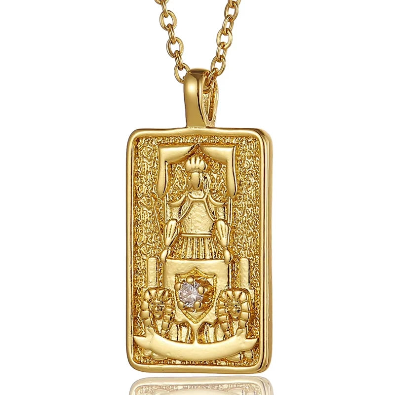 Tarot Card Necklace for Protection