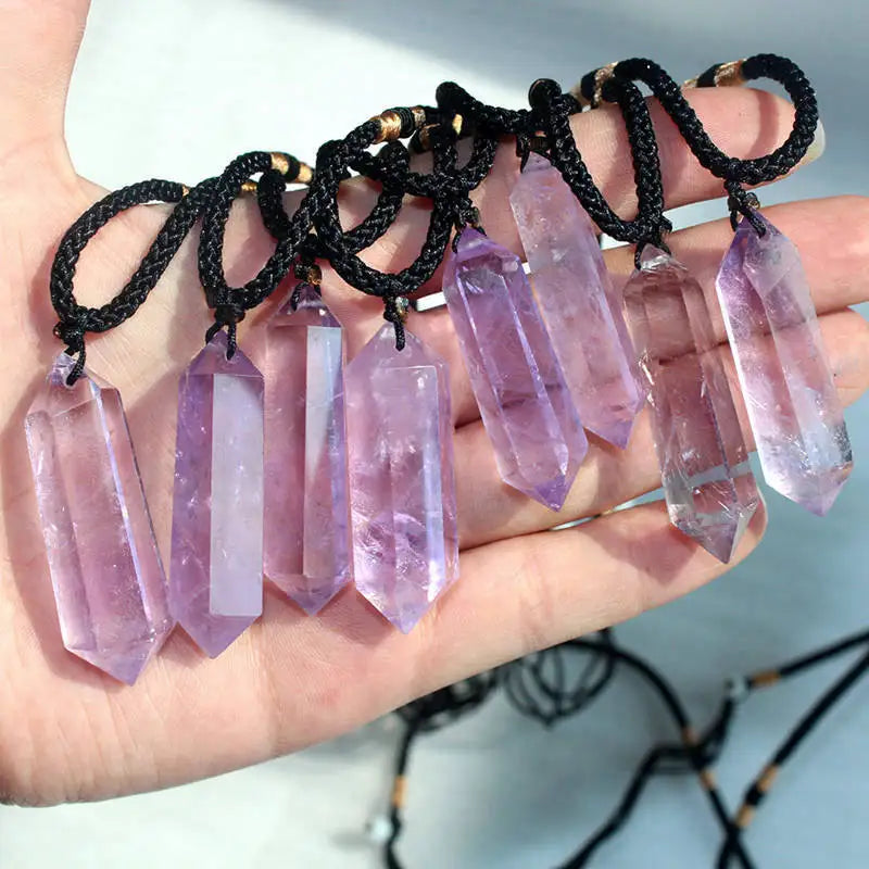 Crystal Pendant Necklace For Attracting Love & Prosperity - MysticPavilion