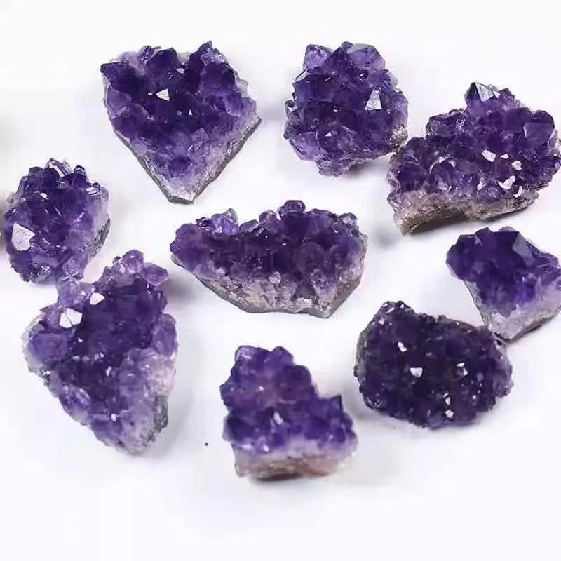 Raw Amethyst Crystal Cluster For Healing - MysticPavilion