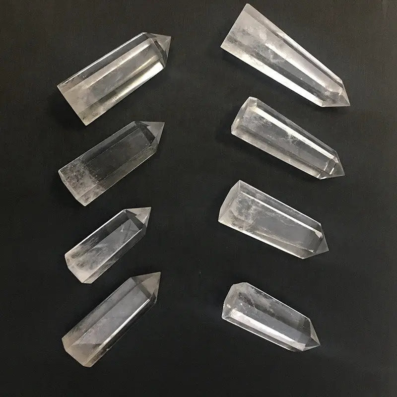 Clear Crystal Hexagonal Wand For Manifestation - MysticPavilion