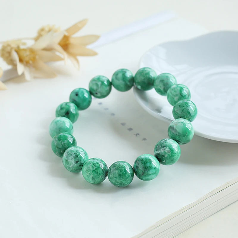 Green Turquoise Beaded Bracelet For Harmony And Balance - MysticPavilion