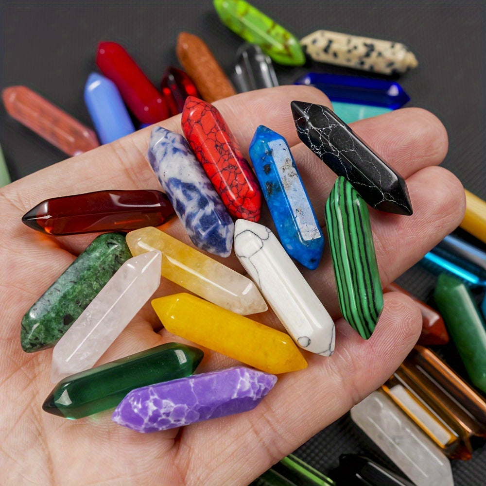 30 Pcs Healing Crystal Wands Set - MysticPavilion
