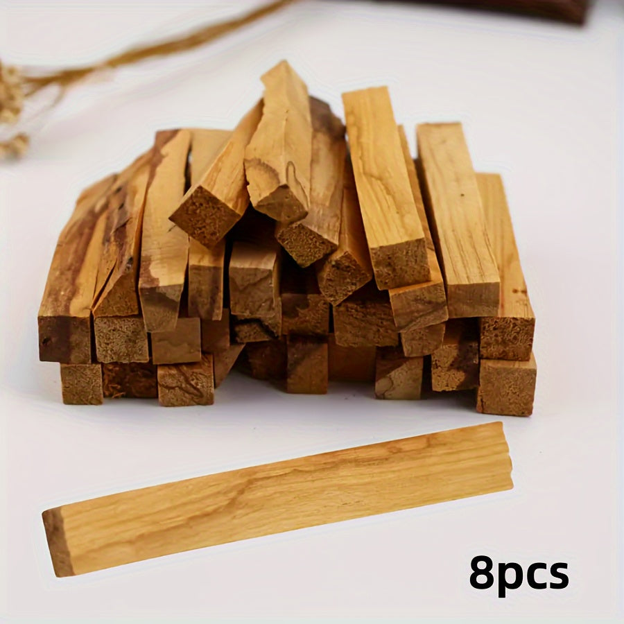 8 Pcs 4" Palo Santo Incense Sticks For Stress Relief, Purification, Meditation And Ritual - MysticPavilion