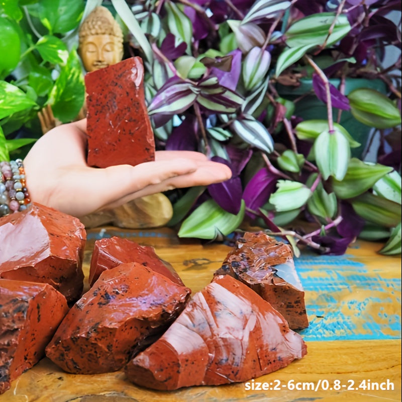 1lb / 460g Raw Red Obsidian for Cleansing, Balancing The Root & Sacral Chakras - MysticPavilion