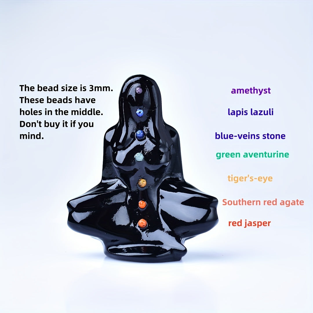 1 Pc 8cm/3.15in Seven Chakras Yoga Decor - MysticPavilion