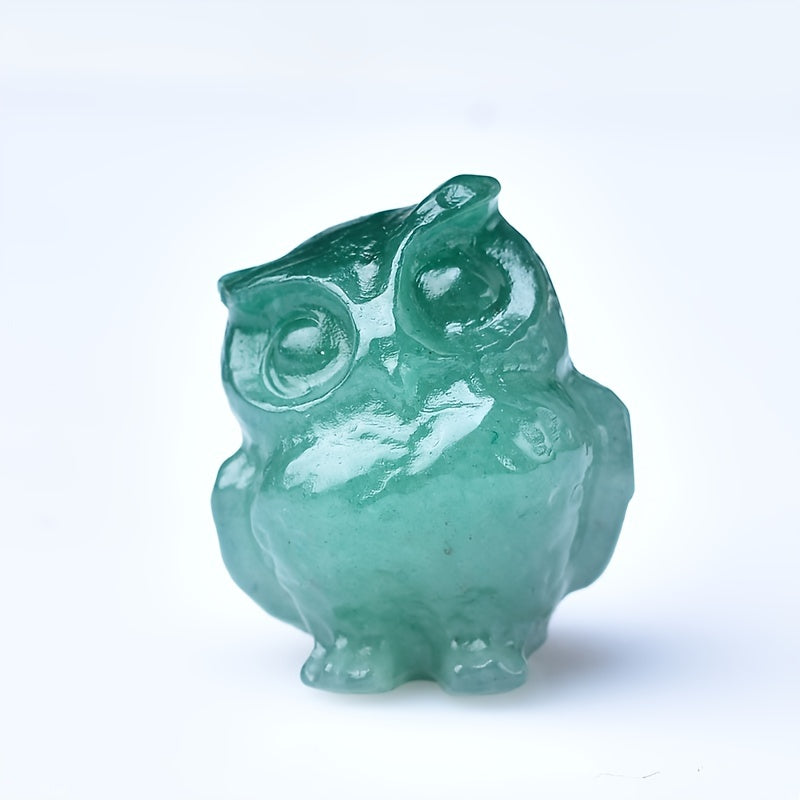 1Pc 3.5cm/1.38in Crystal Carved Owl - MysticPavilion