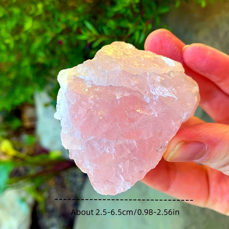 1 lb / 460 g Natural Rose Quartz Rough Stone for Love & Energy