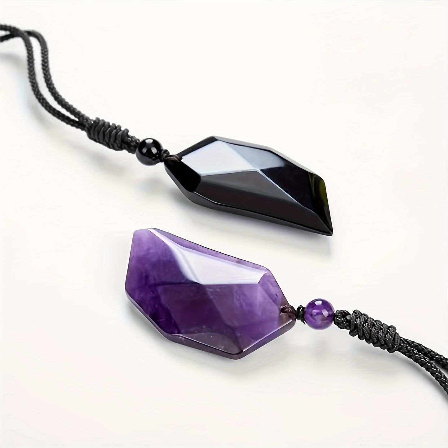 2 PCS Healing Stone Heart Couples Necklace - Love Puzzle Necklace for Partners - MysticPavilion