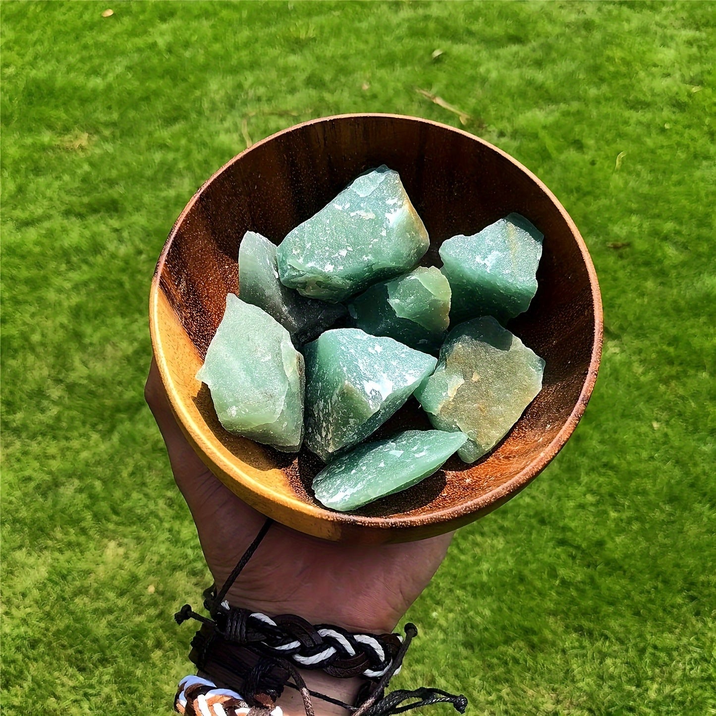 200g Raw Green Aventurine for Abundance, Growth and Prosperity