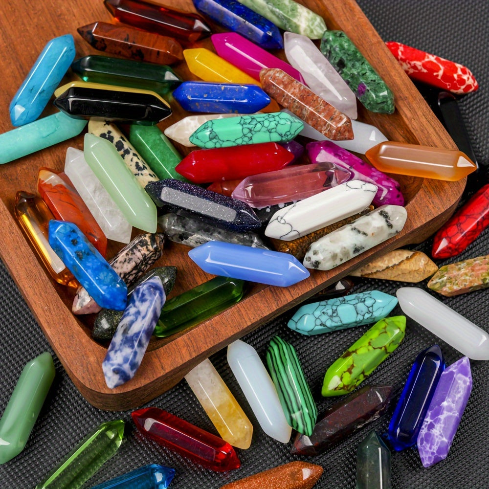 30 Pcs Healing Crystal Wands Set - MysticPavilion