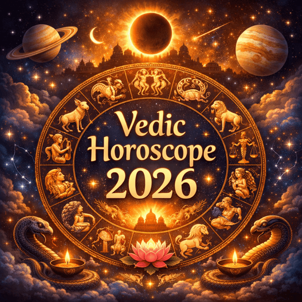 Vedic Astrology 2026: Sign-by-Sign Forecasts According to Jyotish (Based on Moon signs – Chandra Rashi, sidereal zodiac)