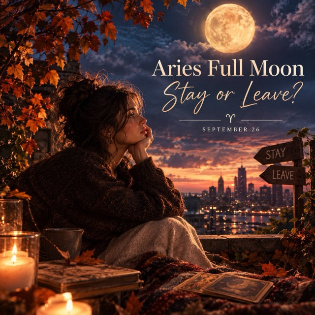 Stay or Leave This Aries Full Moon on September 26