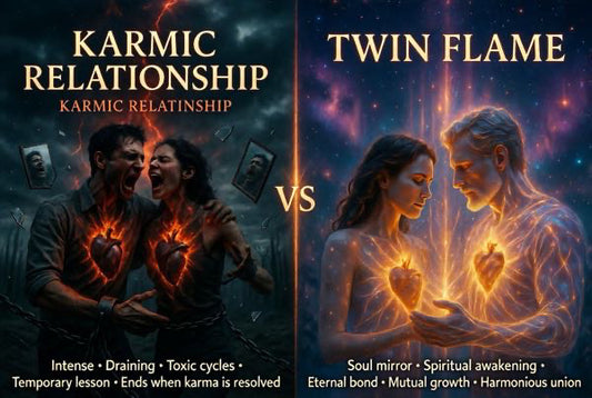Karmic Relationship vs Twin Flame: Key Differences, Signs, and Spiritual Meaning