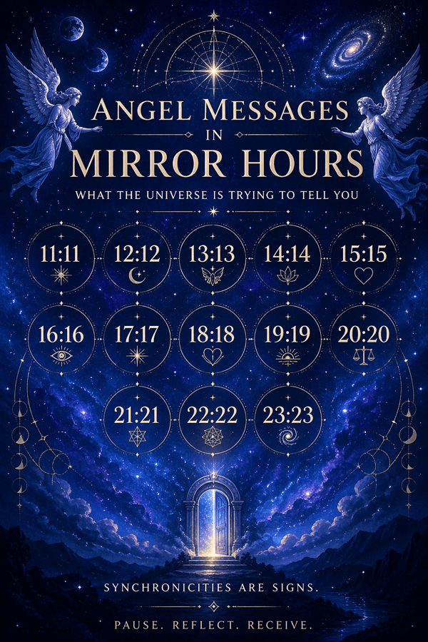 ✨ Angel Messages in Mirror Hours: What the Universe Is Trying to Tell You