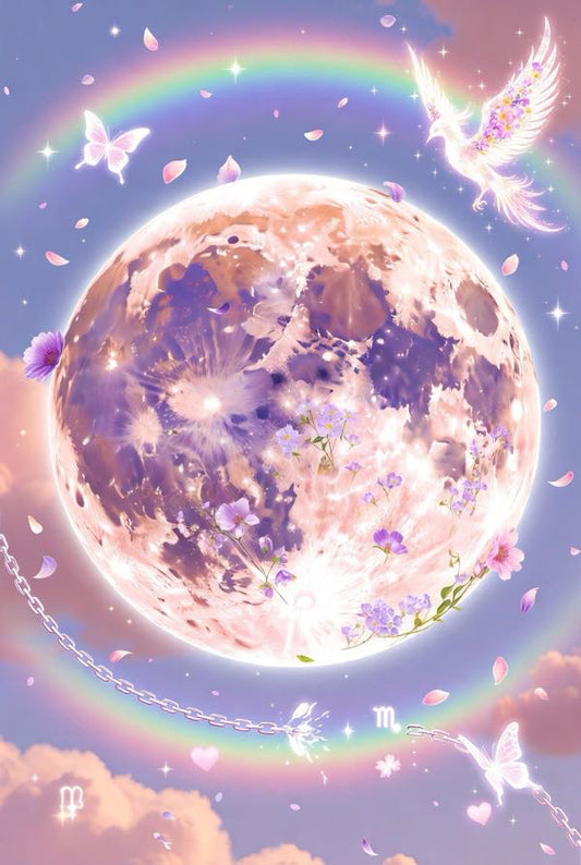 Floral Full Moon in Scorpio: Transformation and Closing Cycles