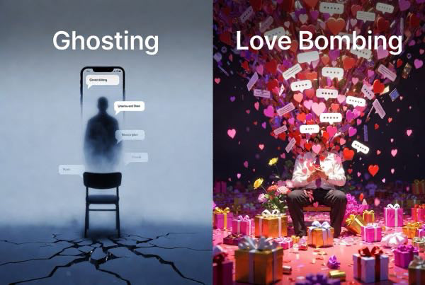 Ghosting vs. Love bombing: how is the neutral zone between both