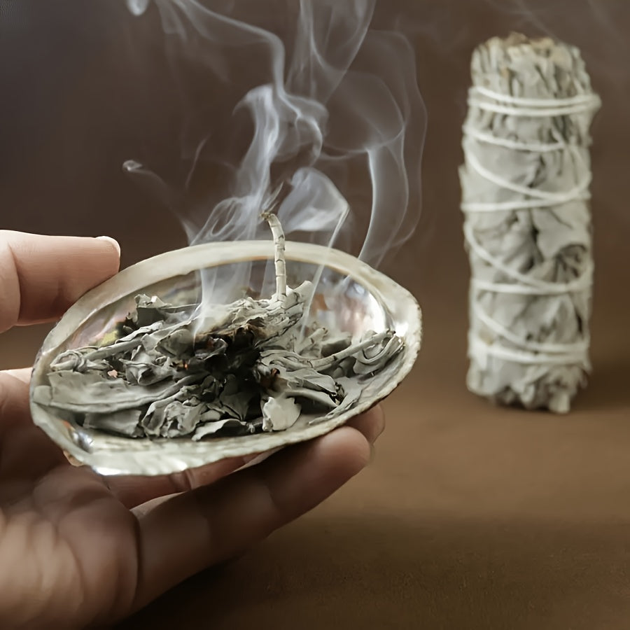 White Sage Home Purifying Smudge Kit - Enhances Positive Energy for Meditation