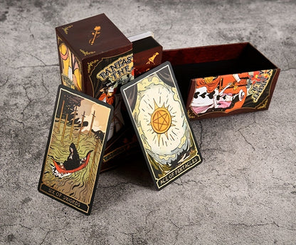 KEPNOY Fantasy Theater Tarot Cards - Collector's Edition, 78-Card Deck for Divination, Party Games & Gifts