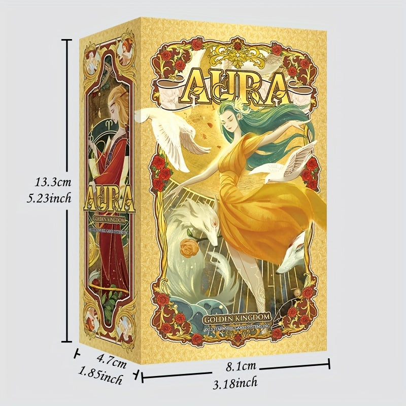 KEPNOY Aura Tarot Cards - Pearlescent Edition, 78-Card Deck for Divination