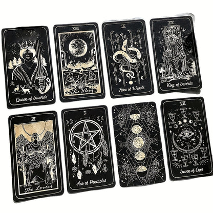 Shores of Moon Luna Somnia Tarot Deck with Guidebook - 78-Card Complete Full Deck for Starry Dreams & Celestial Astrology