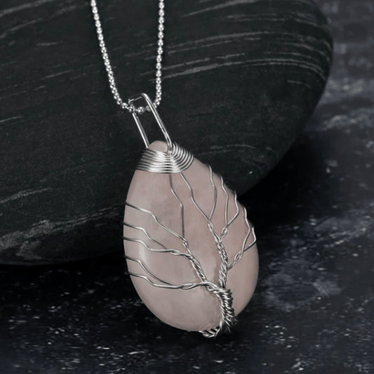 Healing Crystal Tree of Life Necklace - MysticPavilion