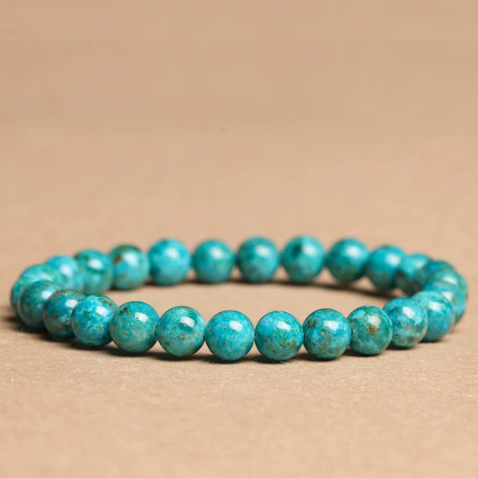 Blue Turquoise Beaded Bracelet For Protection And Healing