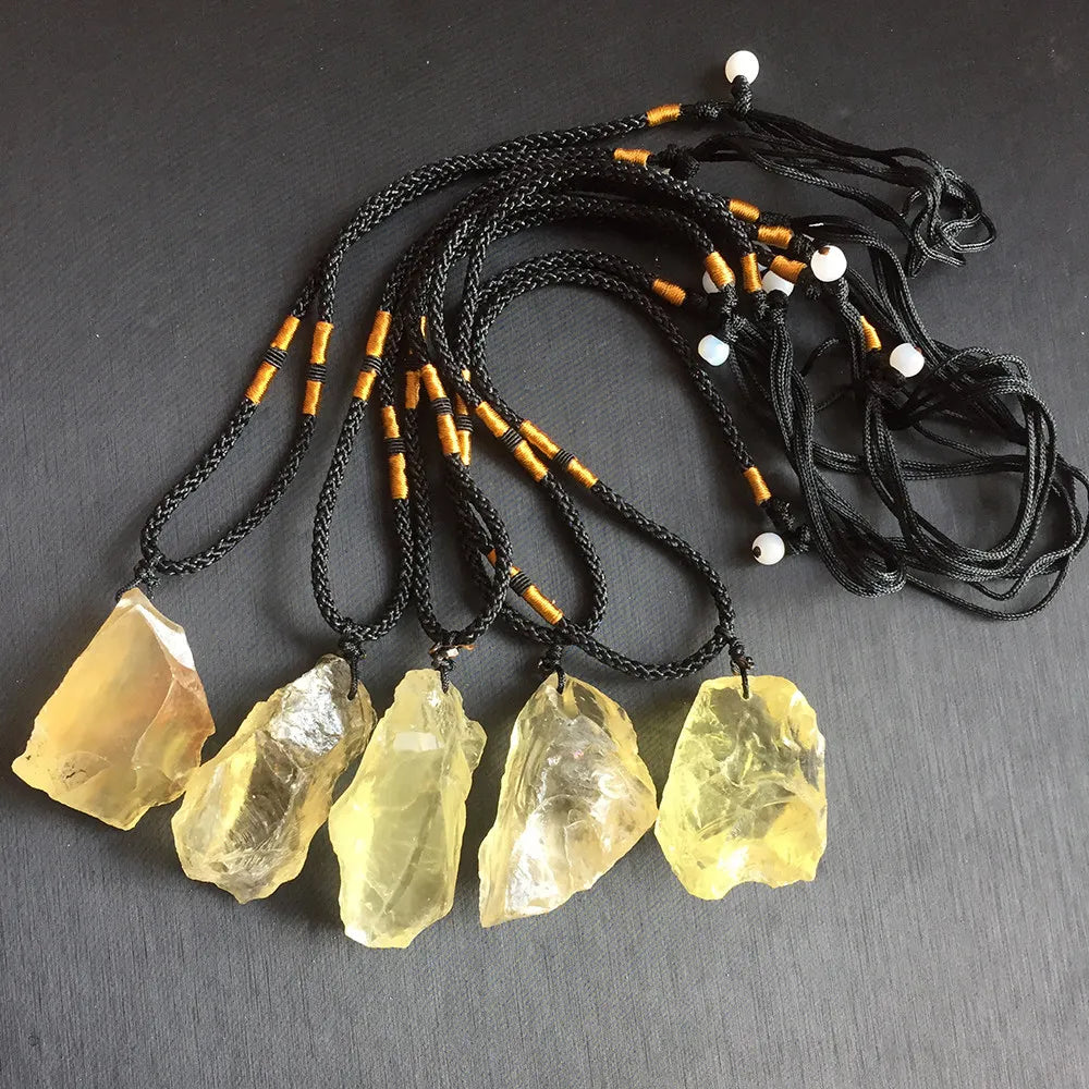 Crystal Pendant Necklace For Attracting Love & Prosperity - MysticPavilion