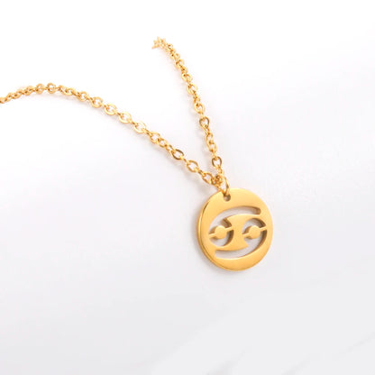 12 Zodiac Sign Necklaces Spiritual Amulet & Lucky Charm