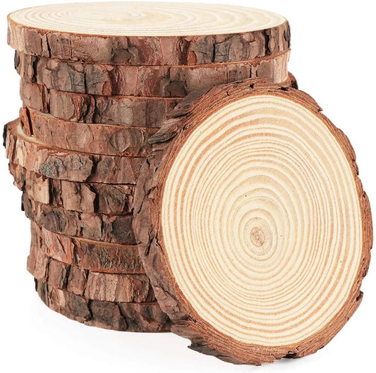 Natural Pine Round Wood Slices