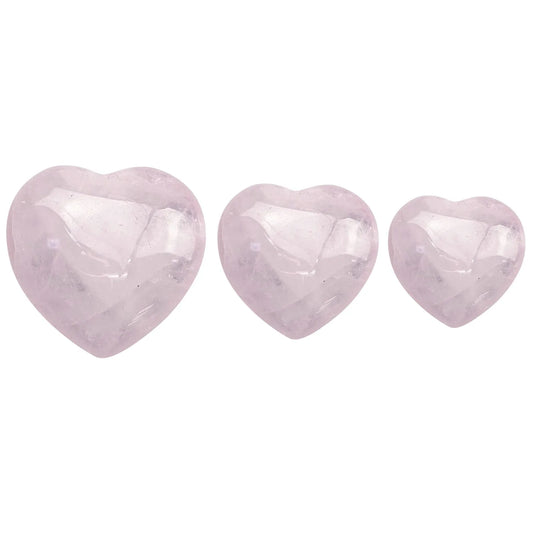 3PCS Heart Shaped Gem Rose Crystal For Love