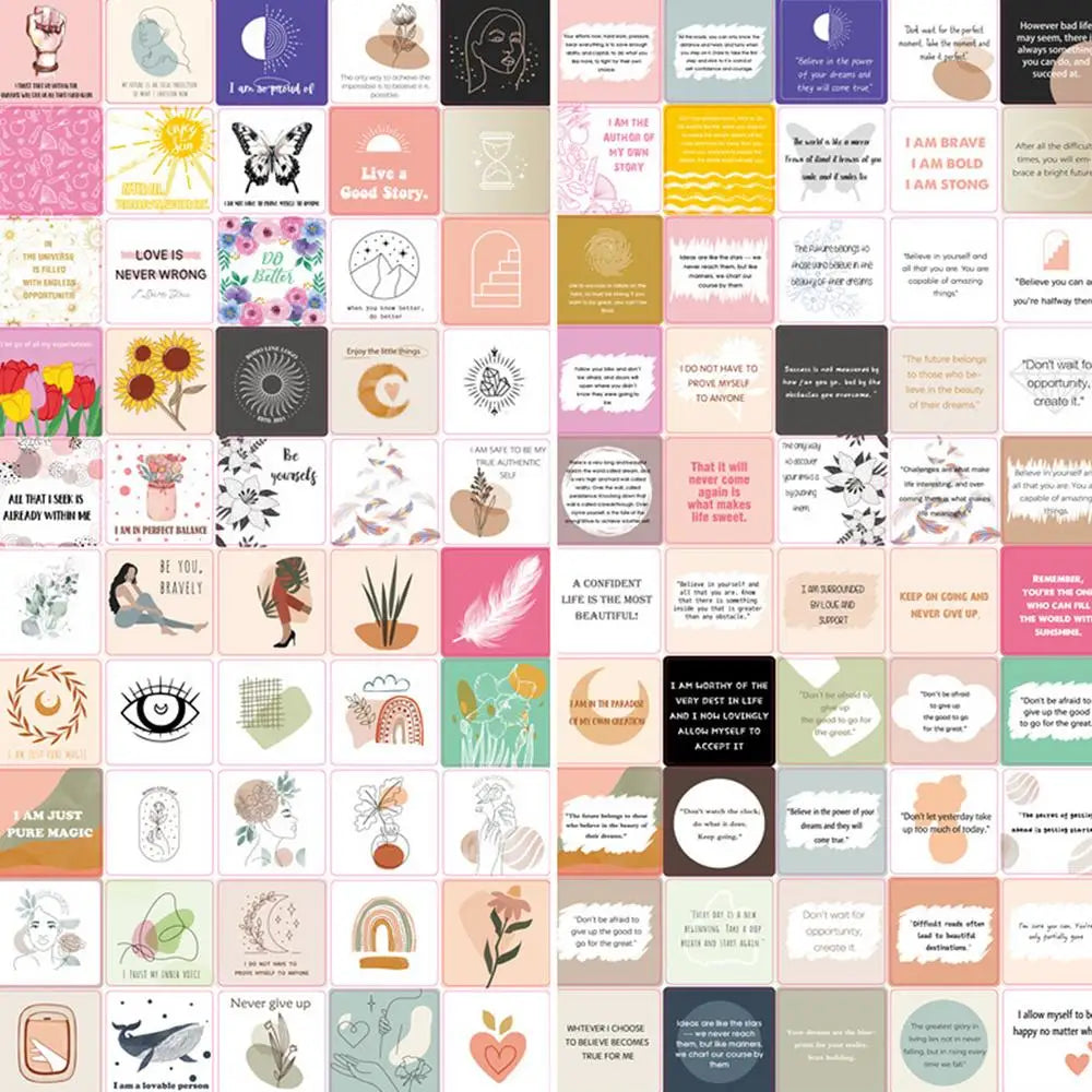 Affirmations Cards For Positive Energy, Meditation & Stress Relief