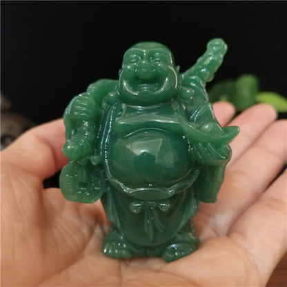 Laughing Buddha Statue | Bronze Feng Shui Sculpture for Abundance & Joy | Home Decor
