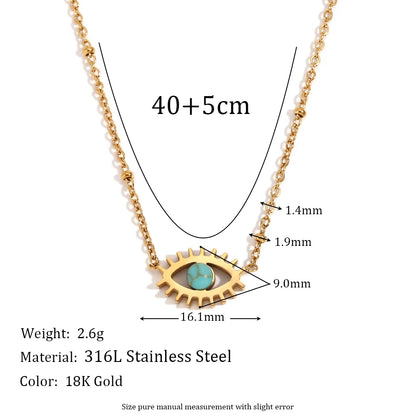 Mystical Stone Pendant Necklace for Women