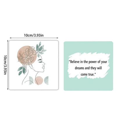 Affirmations Cards For Positive Energy, Meditation & Stress Relief