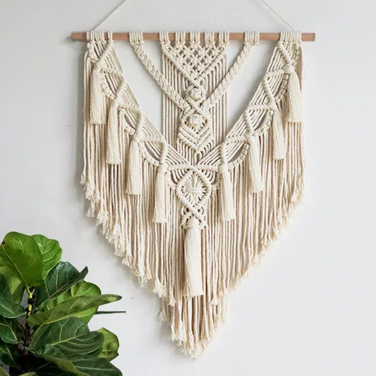 Handwoven Macrame Wall Art - Bring Harmonious Energy & Style to Your Sacred Space