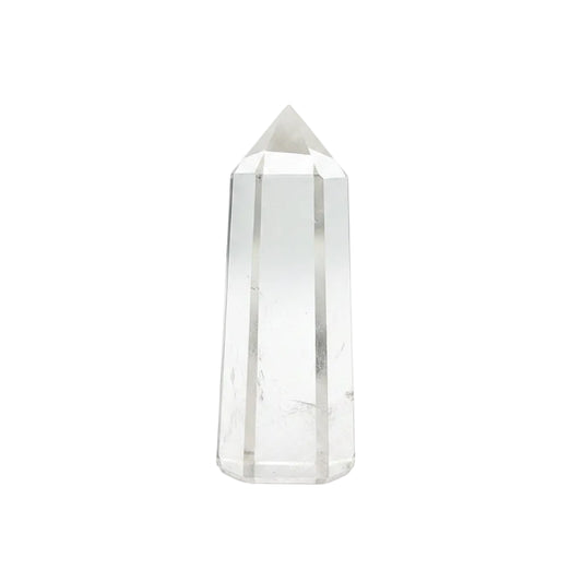 Clear Crystal Hexagonal Wand For Manifestation - MysticPavilion