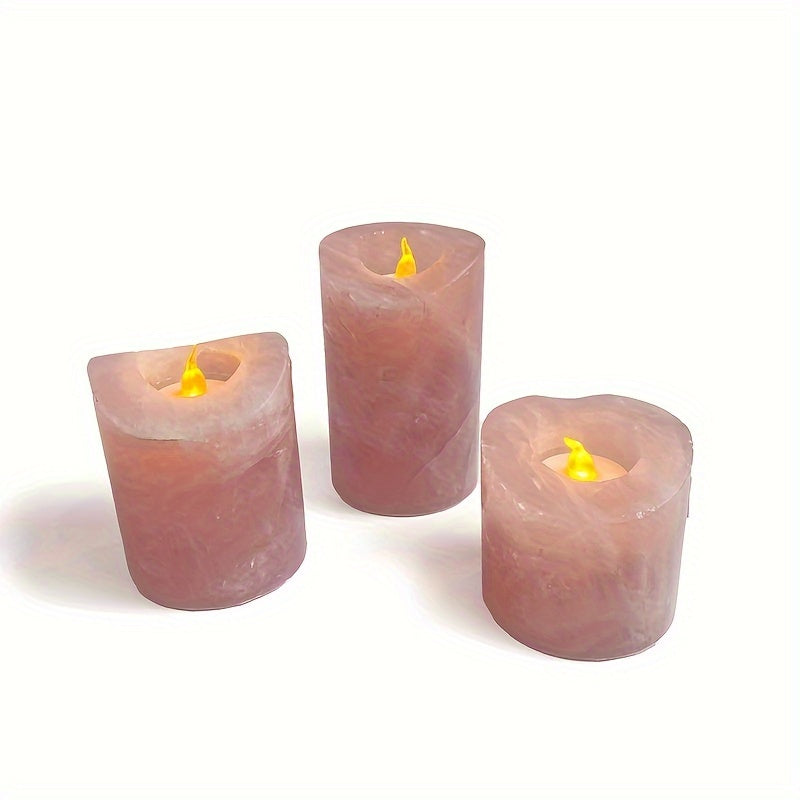 Natural Healing Crystal Candle Holder