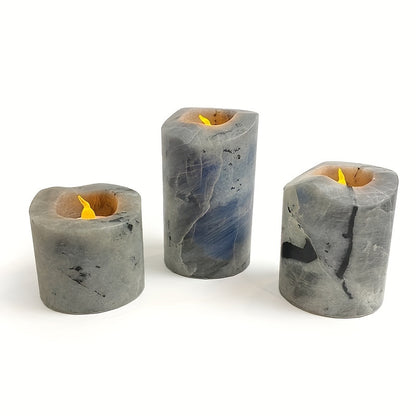 Natural Healing Crystal Candle Holder