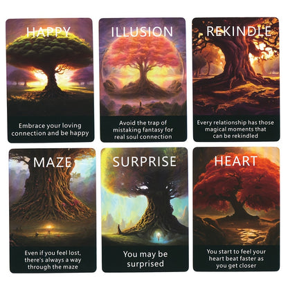 Telepathy Oracle Clarity Cards - 56-Card Tarot Deck for Prophecy & Divination