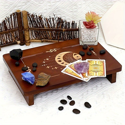 Wiccan Altar Table for Spiritual Practice and Ritual Decor