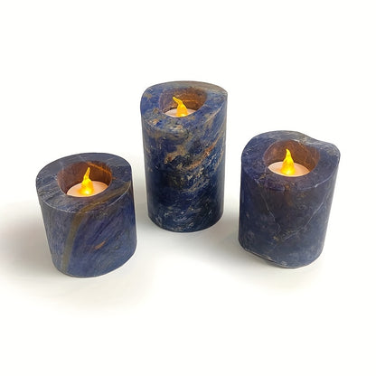 Natural Healing Crystal Candle Holder